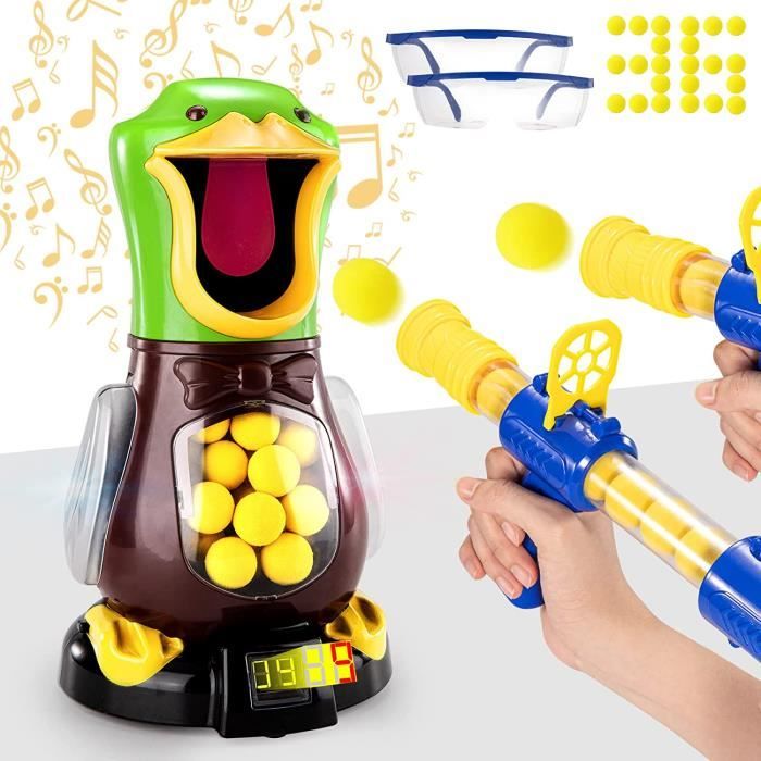 Jouets de tir - ZGEER - Lot de 2 pistolets en mousse - Cibles mobiles - À partir de 6 ans - Mixte