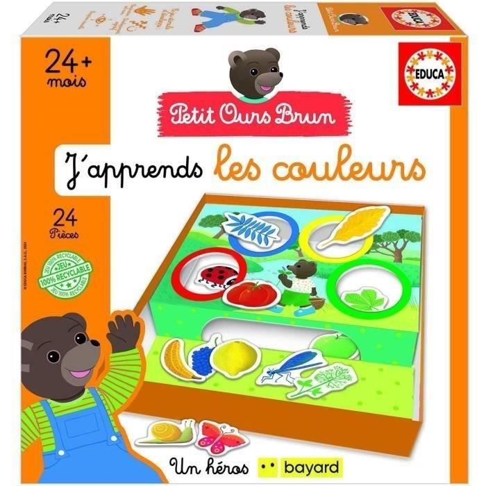 Jeu dapprentissage - EDUCA - JApprends Les Couleurs - Petit ours brun