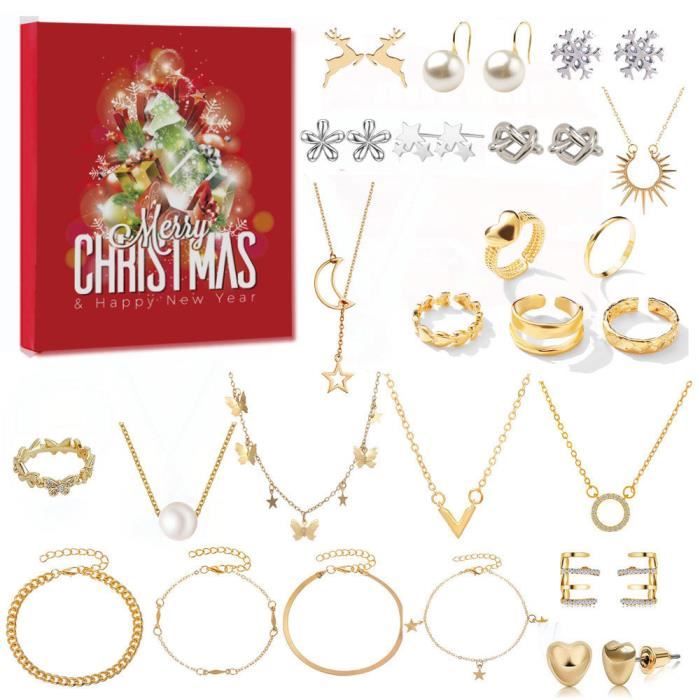 Calendrier de lAvent de Noël-Bijoux DIY-Le meilleur cadeau danniversaire et de Noël pour les amis la famille la fille