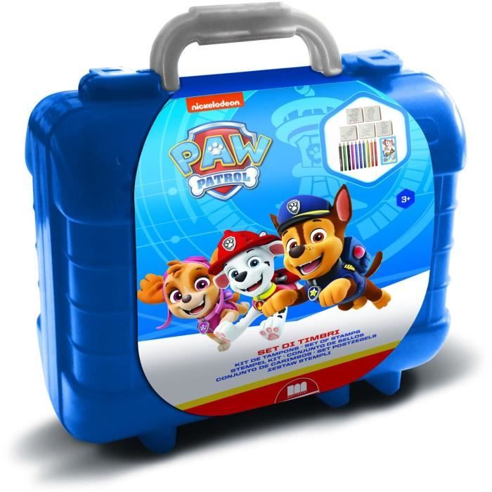 Valisette de coloriage - PAW PATROL - Pat Patrouille - Enfant - Multicolore - 3 ans - Mixte - Bleu