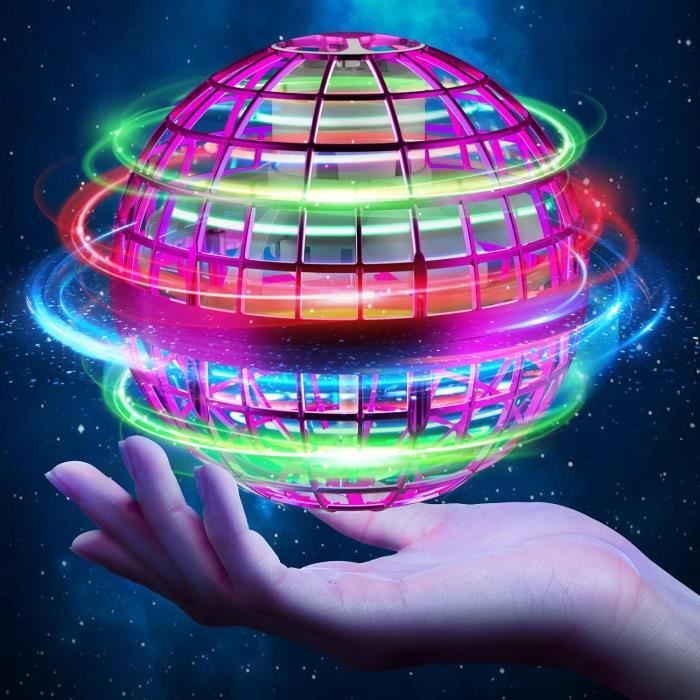 Jouet - Boule Volante - Lumineux - Violet - Pour Enfants à Partir de 5 Ans