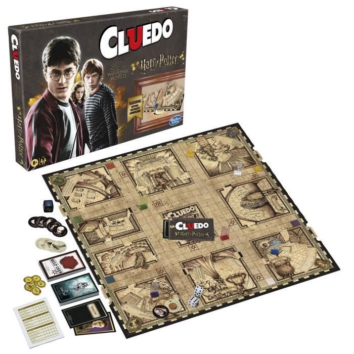 Cluedo Harry Potter Jeu de Plateau 5 joueurs Dès 8 ans Hasbro Gaming : édition Wizarding World