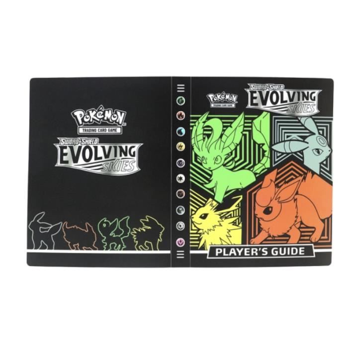 Classeur pour Pokemon Porte Carte Pokemon Livre Carte Pokemon Pokemon Cartes Album Capacité de 240 Cartes pour Pokémon