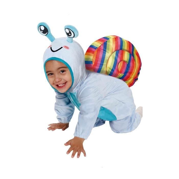 Déguisement - Costume descargot bleu - 18 mois - Confortable - Original - Amusant