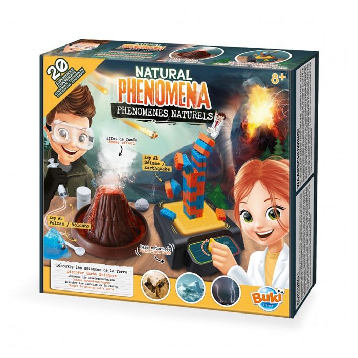 Jeu éducatif - BUKI - 2170 - 20 expériences - Phénomènes naturels - À partir de 8 ans