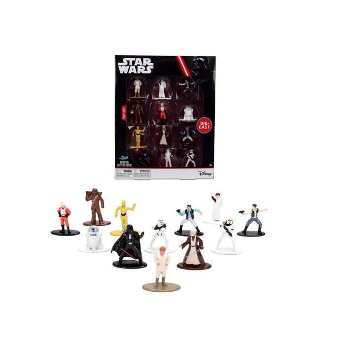 Jada - Figurines Star Wars - 4cm - Set 12 pièces
