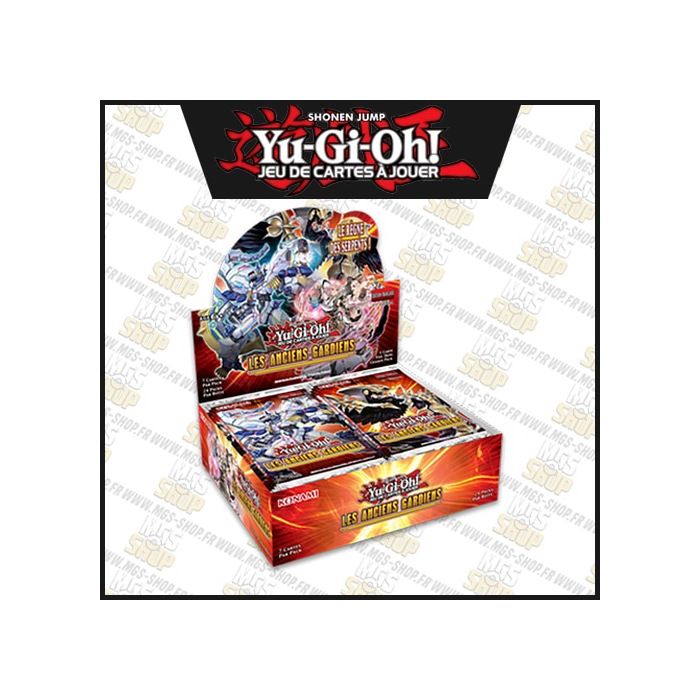 24 BOOSTERS DE 7 CARTES SUPPLEMENTAIRES YU GI OH ! LES ANCIENS GARDIENS