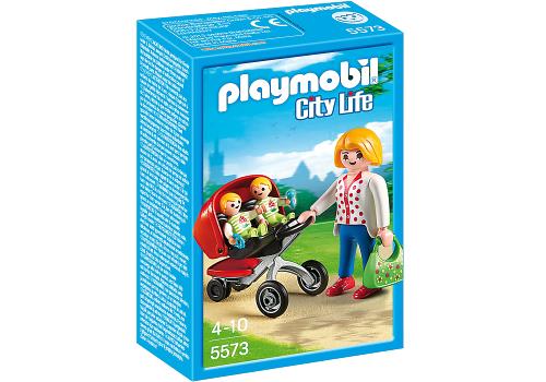 Playmobil City Life 5573 Maman avec Jumeaux et Landau