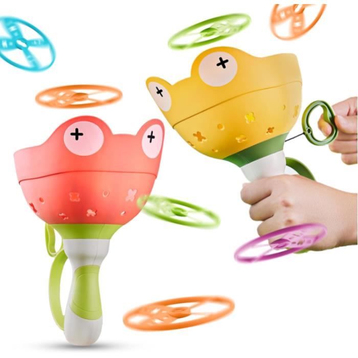 Jouets dextérieur pour Enfants - Soucoupe Volante Launcher - Jeux Interactifs Cadeaux Garçon