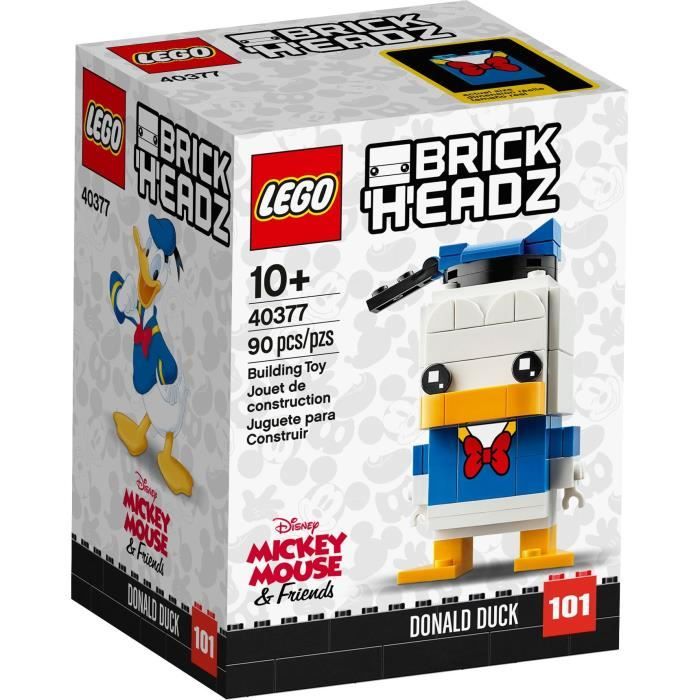 BrickHeadz - LEGO - 40377 - Donald - 100 pièces - Enfant - Plastique