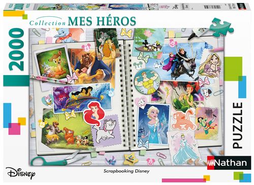 Puzzle N 2000 p - Scrapbooking Disney