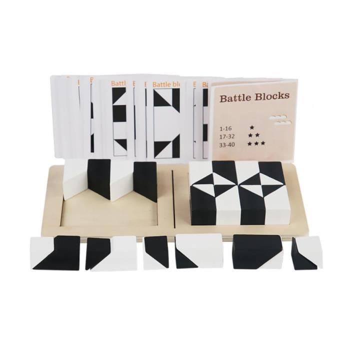 Puzzle en Bois - Non spécifié - Blocs de Construction Cachés - Éducatif - 3D - Moins de 100 pièces