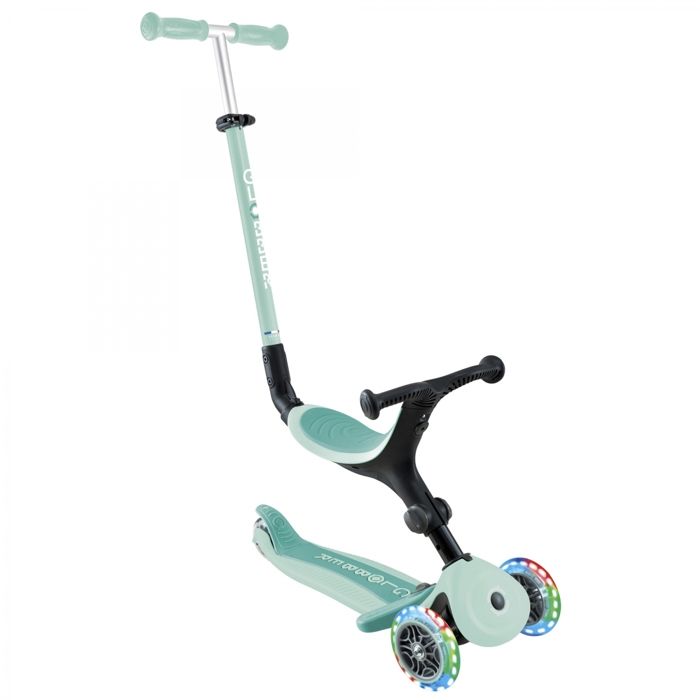 Trottinette évolutive - GLOBBER - GO-UP ACTIVE LIGHTS - Vert Menthe - 3 roues - Siège réglable