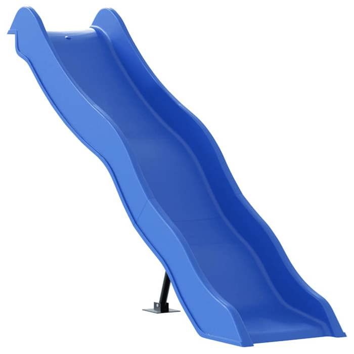 Toboggan de jeu en polypropylène - vidaXL - Bleu - 174x38 cm - Pour enfants 3-8 ans - Poids maximal 45 kg