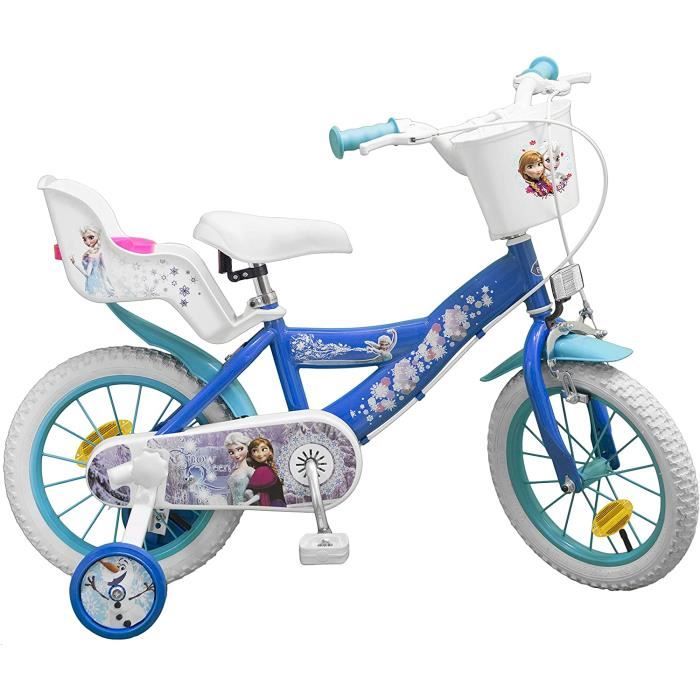 Tricycle - TOIMS - Reine des Neiges - 14 pouces - Freins avant et arrière - Pour filles à partir de 8 ans