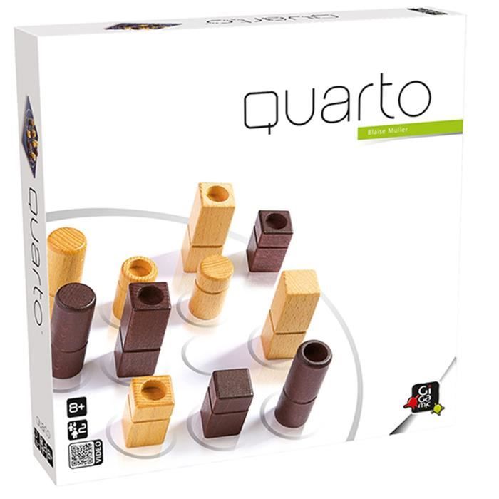 Jeu de société - GIGAMIC - Quarto Classic - Réflexion - 2 joueurs ou plus - À partir de 8 ans