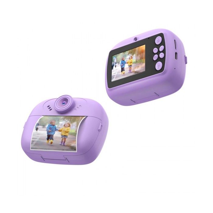 Appareil photo enfant impression instantanée - Celly - Violet