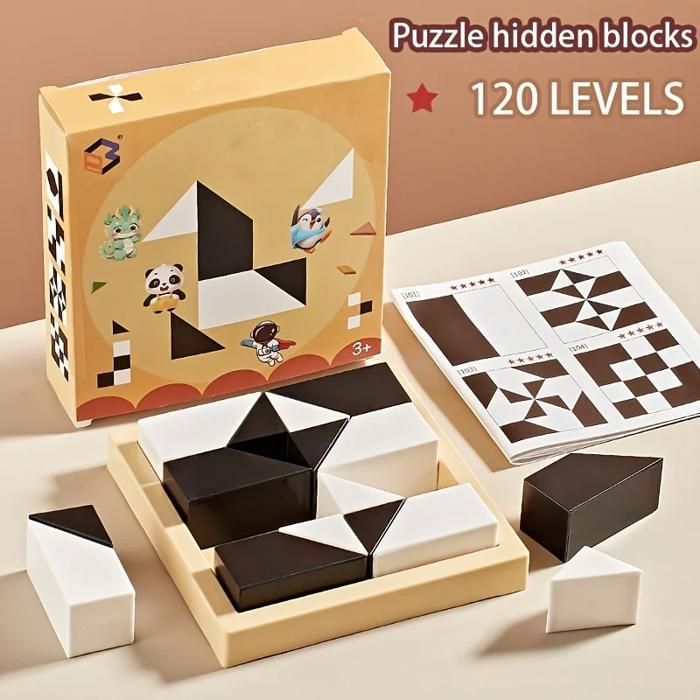 Puzzle Interactif en Bois - TIDUCEL - 120 Niveaux - Jeu Éducatif - Casse-Tête Ludique - Mixte