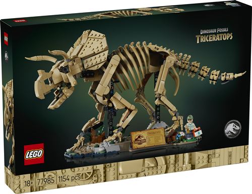 LEGO® Jurassic World 77985 Les fossiles de dinosaure : le tricératops