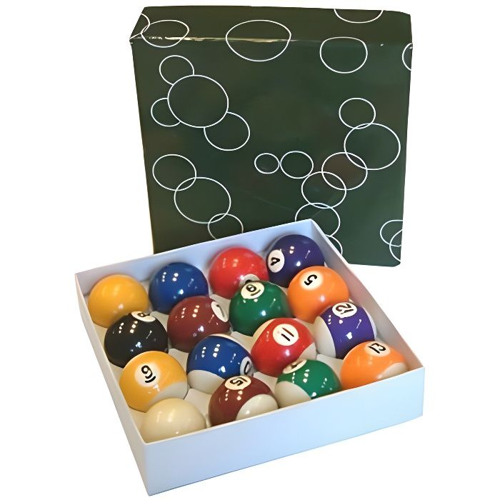 Jeu de Billes ou Boules de Billard Américain Standard 508 mm - DPT - HC-KD4L-B618