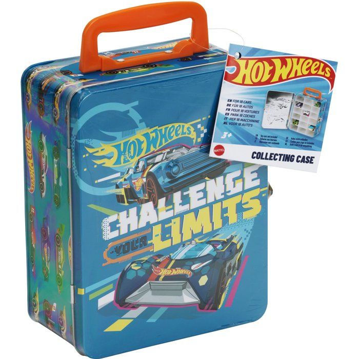 Mallette en métal pour collection de 18 voitures Hot Wheels - Klein 2883