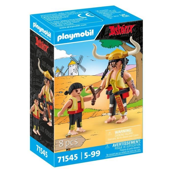 PLAYMOBIL 71545 Soupalognon y Crouton et Pepe Personnages dAstérix Dès 5 ans