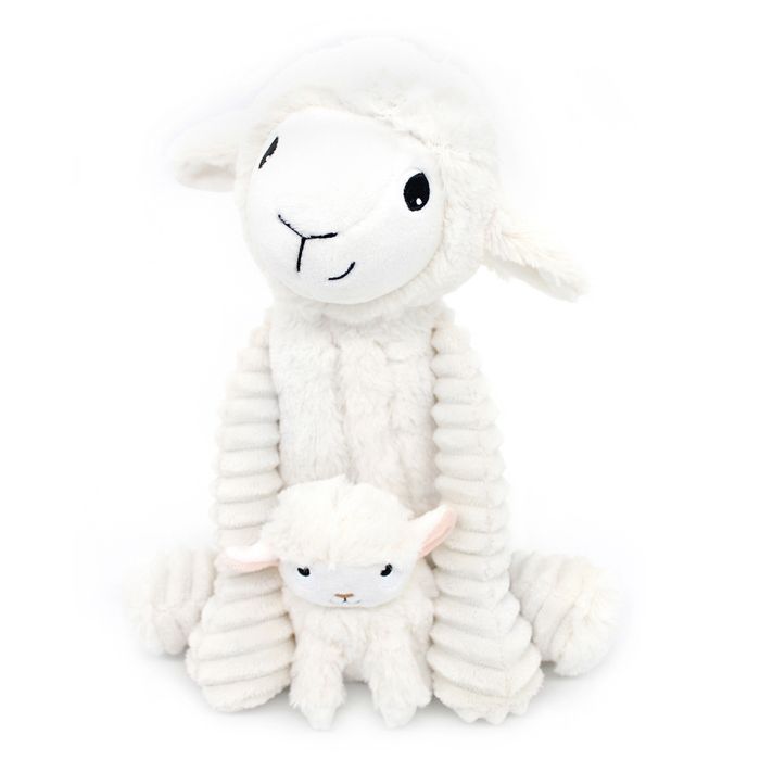 Peluche - Les Déglingos - Olou Mouton - 24 cm - Bébé - Polyester recyclé