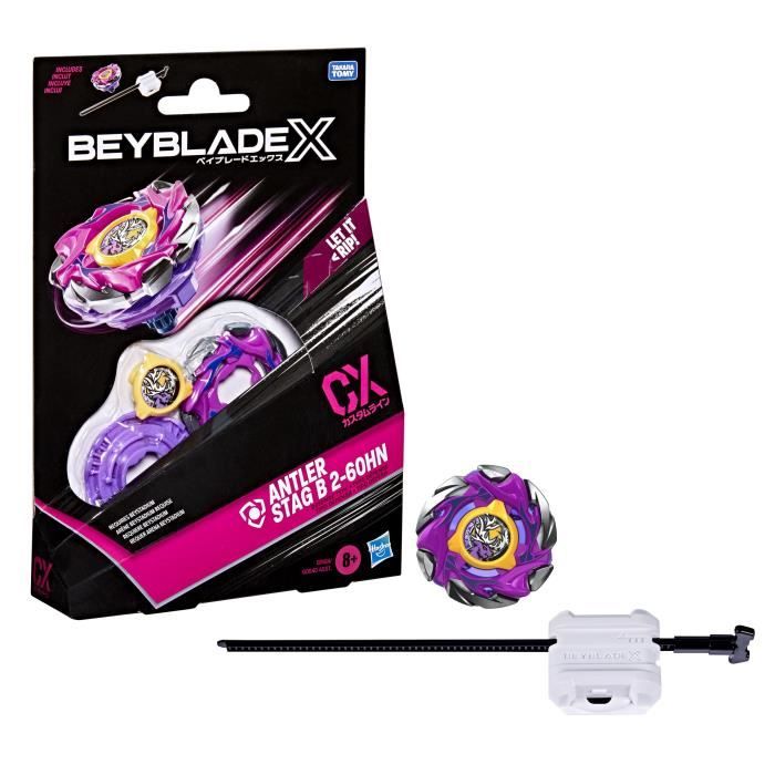 Beyblade X Starter Pack Antler Stag B 2-60HN CX toupie Takara Tomy de type défense toupies de compétition dès 8 ans