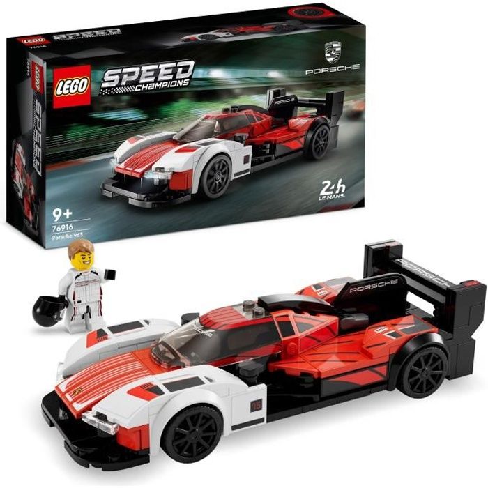 LEGO® Speed Champions 76916 Porsche 963 Kit de Maquette de Voiture de Course Jouet pour Enfants