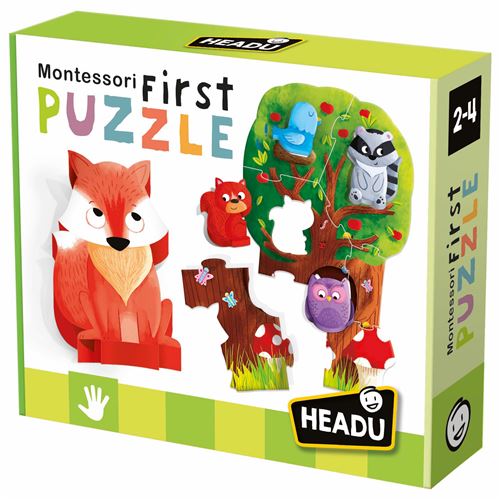 Jeu découverte Headu Mon Premier Puzzle Montessori La Forêt