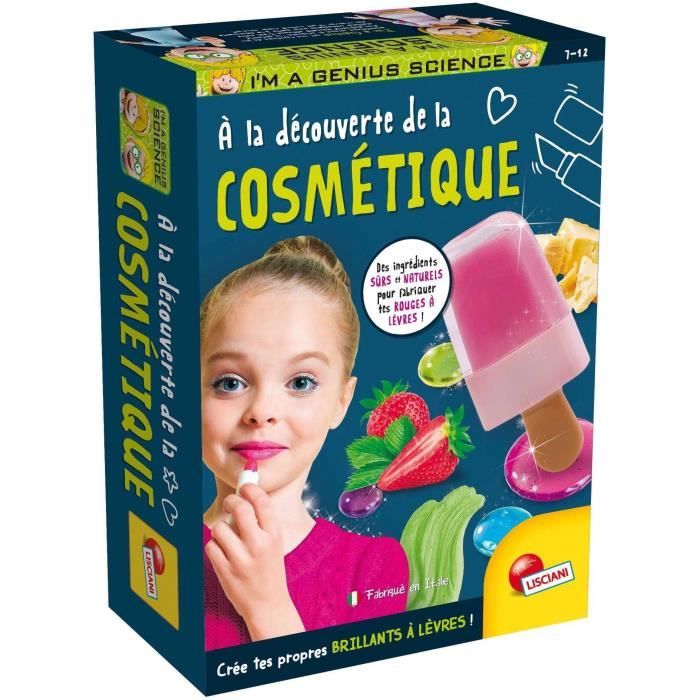Découverte de la cosmétique - Kit Scientifique - IM A GENIUS POCKET - Ingrédients naturels Recettes variées