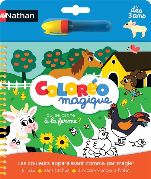 Jeu créatif Nathan Coloréo Ferme