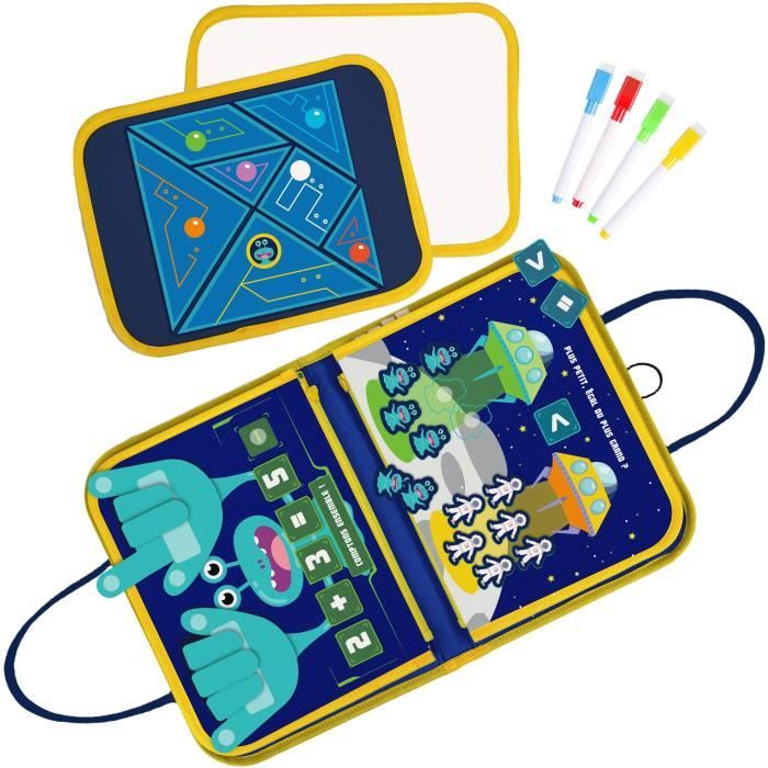 Pochette dActivitées Espace - Montessori - JADE - Jeu Educatif - Voyage - Sensoriel - Jeu Pour Enfant - Design Français