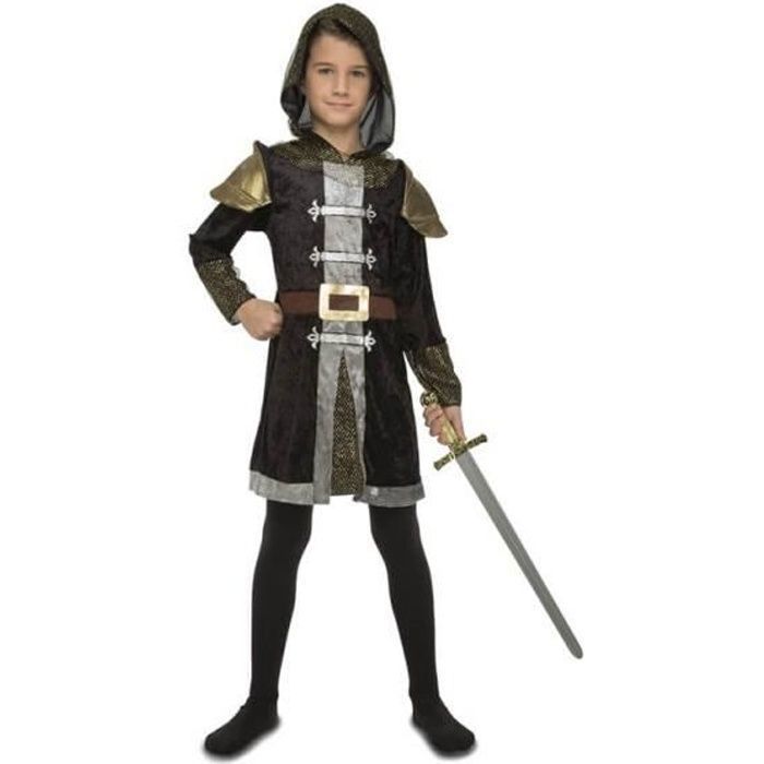 Déguisement enfant - Chevalier médiéval - Capuche avec cape - Multicolore - À partir de 5 ans