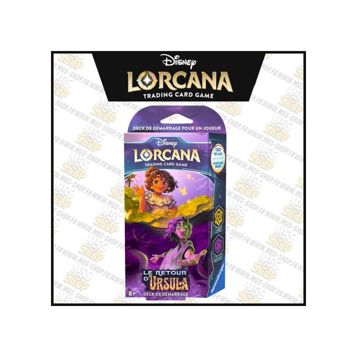 Cartes à collectionner - RAVENSBURGER - Disney Lorcana TCG - Deck de démarrage Ambre et Améthyste