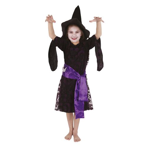 déguisement sorcière céleste fille - 5/6 ans - violet - ptitclown 22027