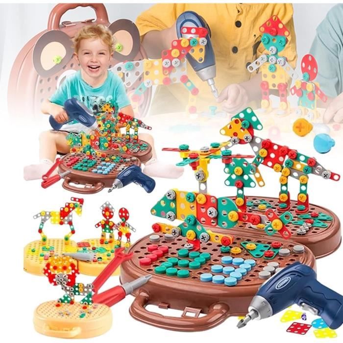 Jouet - Boîte à Outils de Jeu Magique Montessori - 3 pièces - Multicolore - Pour enfants de 3 à 8 ans