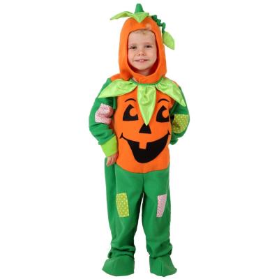 Déguisement citrouille avec feuille bébé Halloween Taille 6 à 12 mois