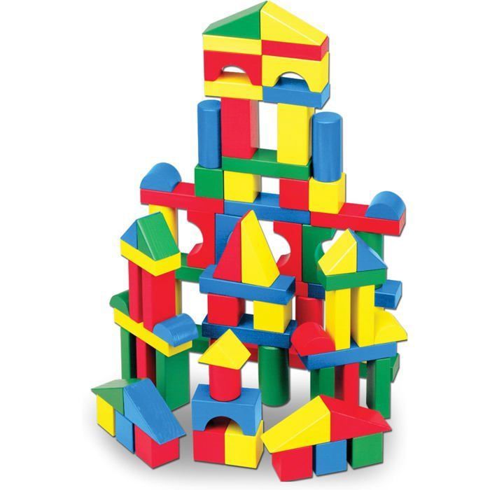 100 blocs de construction en mousse  Jouet déveil  Blocs et construction  2 ans et plus  Ensemble de 108 pièces