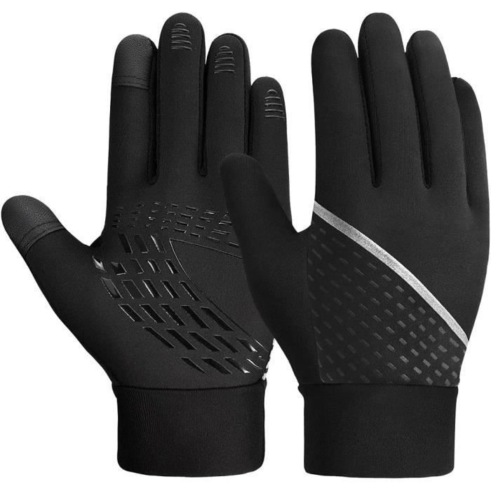 Gants dhiver Chaud Ecran Tactile Enfant - Gants de Cyclisme Antidérapants Coupe-Vent Thermiques Sport pour Garcons Moto Running Ski