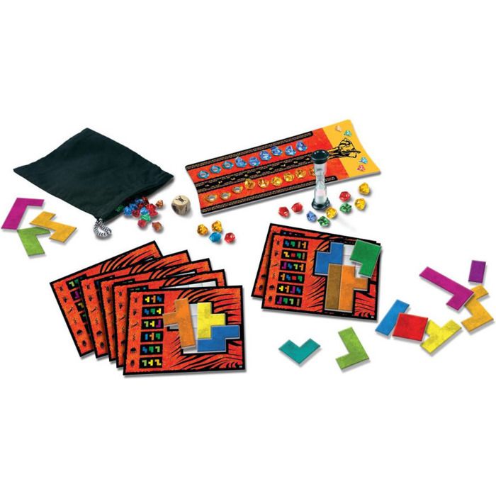 Jeu de société - IELLO - Ubongo - Rouge - 1-4 joueurs - À partir de 8 ans