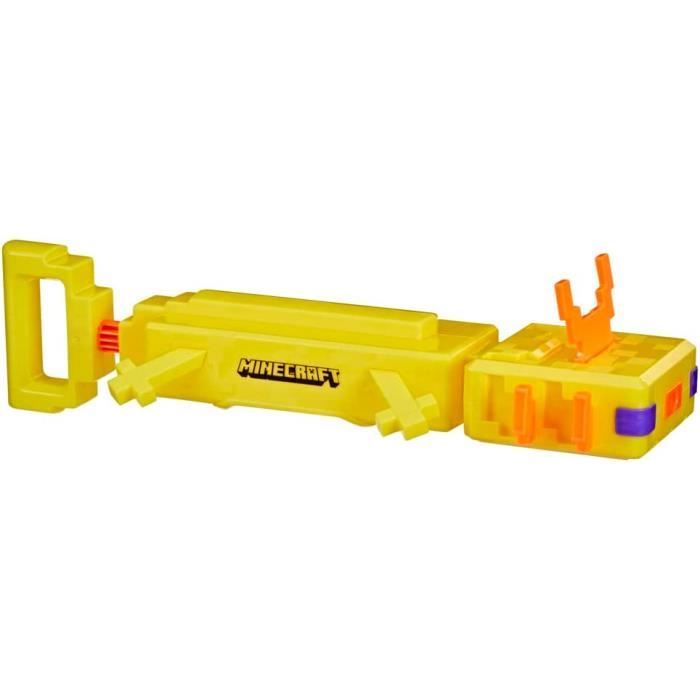 Nerf Super Soaker Minecraft Blaster à Eau Axolotl avec branchies articulée