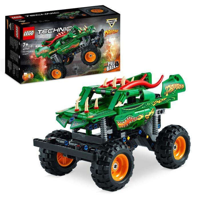 LEGO® Technic 42149 Monster Jam Dragon 2-en-1 Monster Truck Jouet Voiture de Course