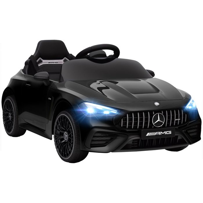 Voiture électrique enfants - AIYAPLAY  - Mercedes AMG CLE 53 - 12V 2 moteurs télécommande parentale 24G - 99 x 55 x 43 cm - noir