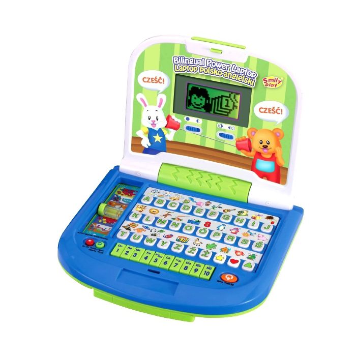Ordinateur Portable Éducatif - Smily Play - Modèle 8030 - Écran LCD - 6 Jeux Bilingues