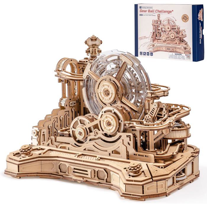 ROKR Puzzle 3D Bois Gear Ball Challenge - Maquette à Construire DIY