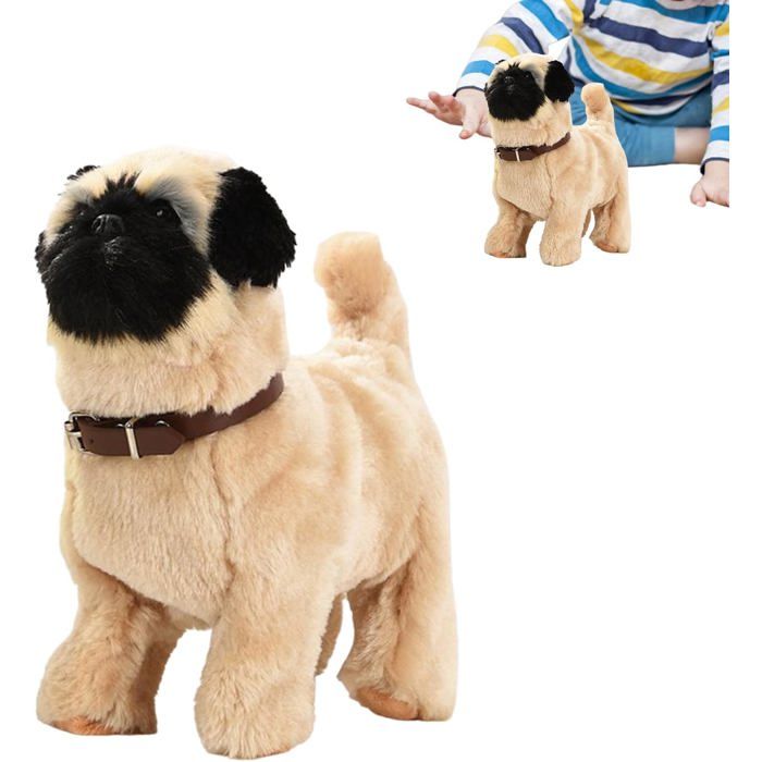 Peluche interactive robotisée - ULISEM - Réactions réalistes - Matériau doux - Antichoc