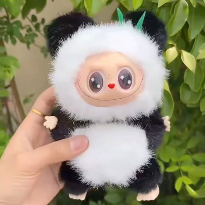 LABUBU - panda - Pendentif en Peluche Vinyle-1 peluche PELUCHE PELUCHE