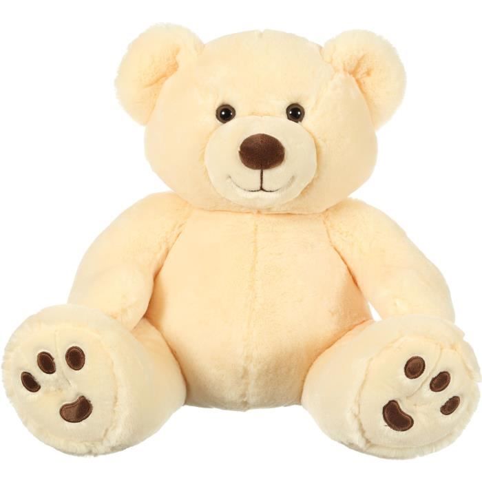 Peluche - GIPSY TOYS - Ours Patachon Crème 80 cm