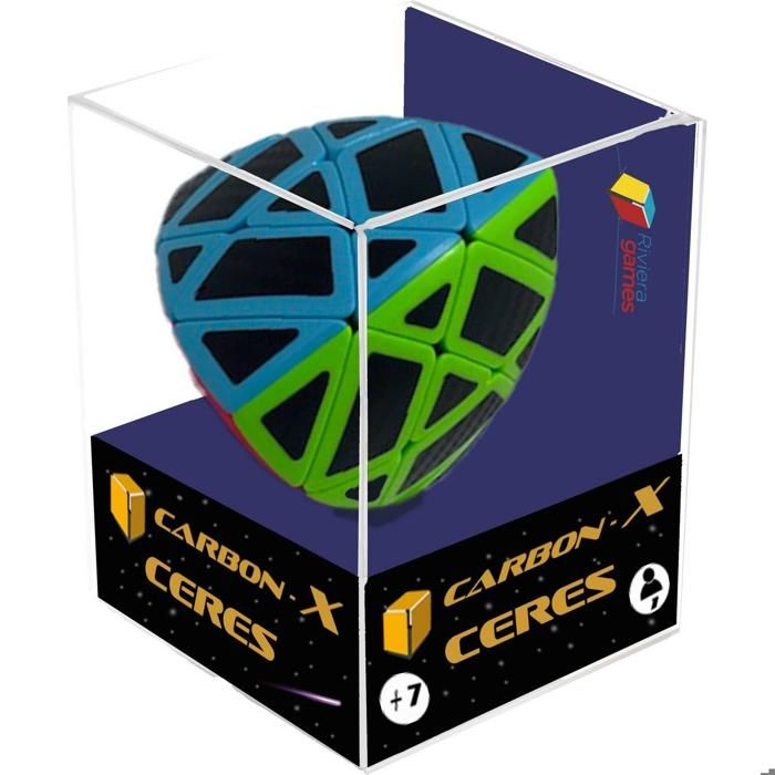 Casse-tête - RIVIERA GAMES - Carbon X CERES - Faces différentes - Mouvement surprenant - Dès 7 ans
